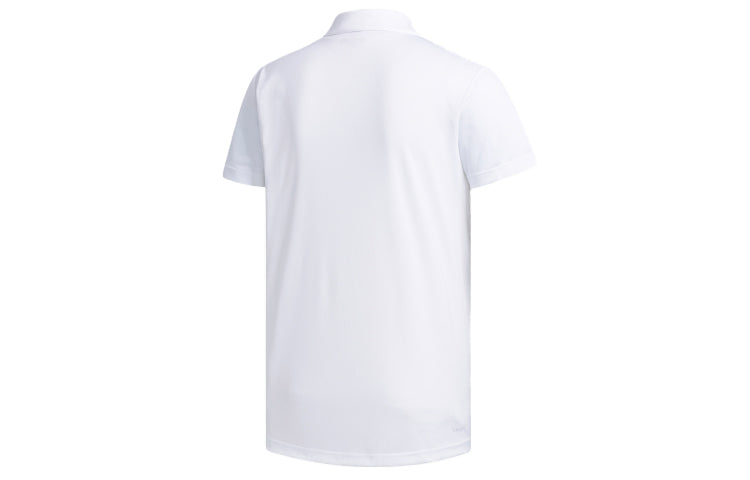 adidas Training Sports Short Sleeve Polo Shirt White FL0332