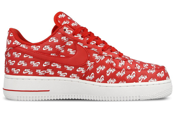 Nike Air Force 1 Low 07 QS 'All Over Logo Red' AH8462-600