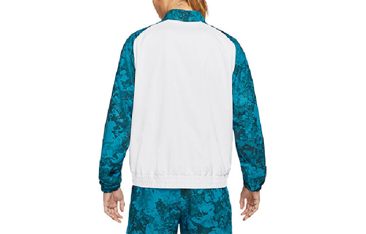 Nike Court Splicing Tennis Sports Jacket Green Dark green DA4063-301