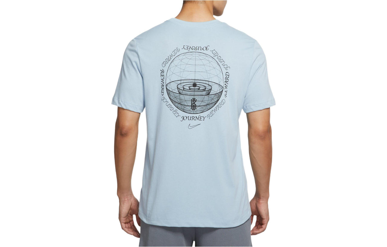 Nike Kyrie Irving Alphabet Pattern T-Shirt 'Blue' DQ1880-425
