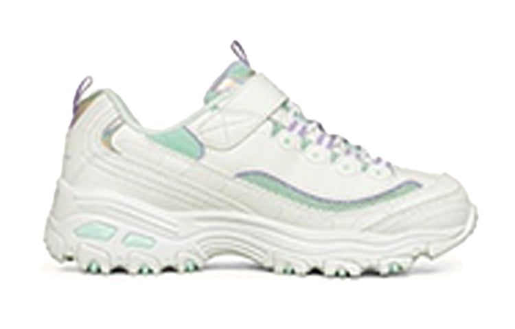Skechers DLites K 'White Purple' 302504L-WLV