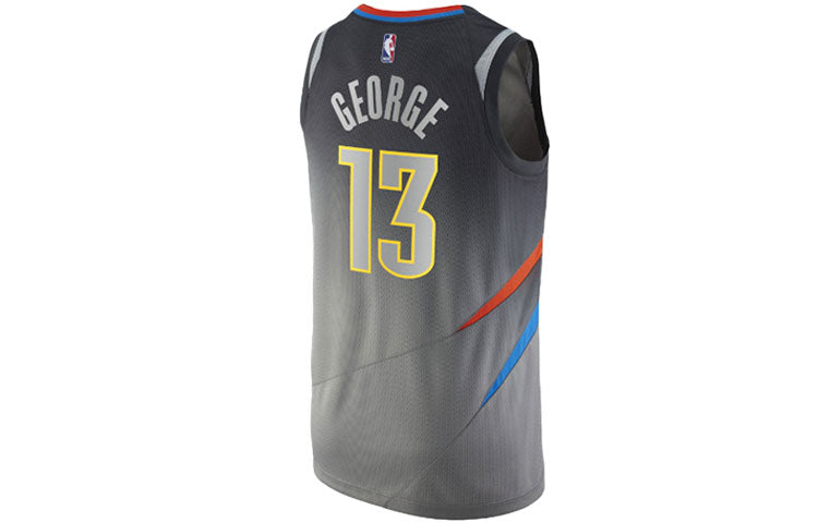 Nike Paul George City Edition Swingman Jersey 13 Gray 912134-041
