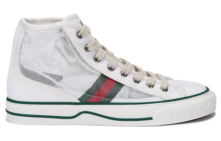 (WMNS) Gucci Tennis 1977 High Top Sneakers 'Mesh White' 663579-2WB10-9070