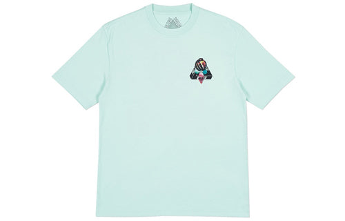 PALACE Sans Ferg T-Shirt Duck Egg Blue Glasses Back Logo Short Sleeve Unisex P18SS061
