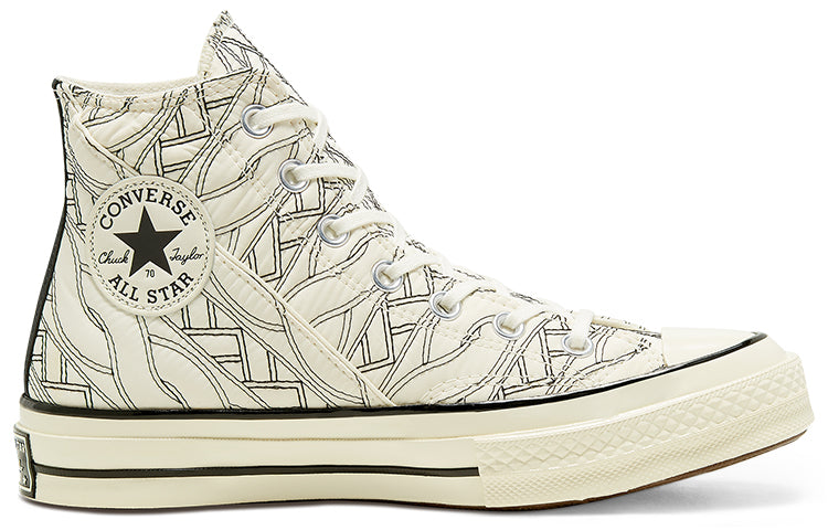 (WMNS) Converse Chuck 70 High 'Runway Cable - Egret Black' 568674C