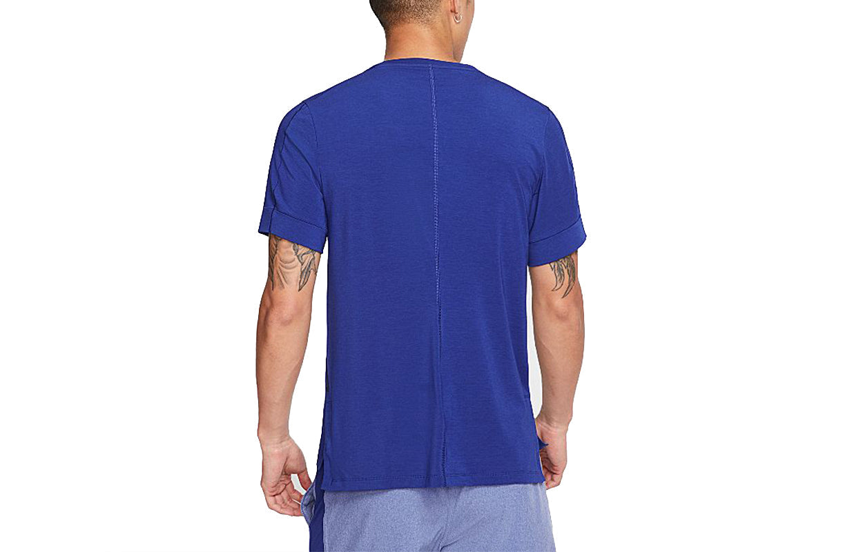Nike Training Sports Quick Dry Breathable Short Sleeve Blue BV4035-455