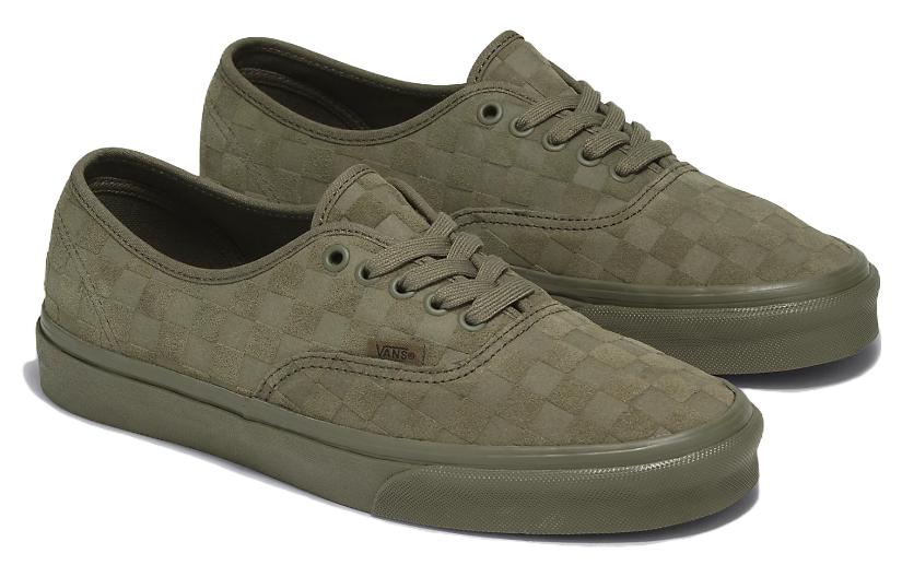 Vans Authentic Mono Checkerboard 'Olive' VN000CRQOLV