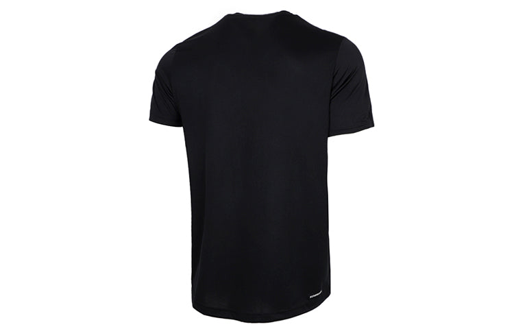 adidas M 3s T Casual Sports Side Stripe Round Neck Short Sleeve Black GM2105