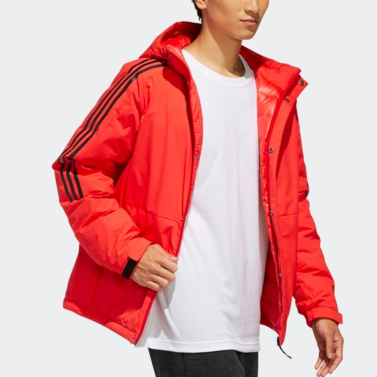 adidas Outdoor waterproof Sports Woven Stay Warm Down Jacket Red EH3996