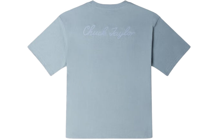 Converse Go-To Sneaker Patch T-Shirt 'Tidepool Grey' 10025397-A08