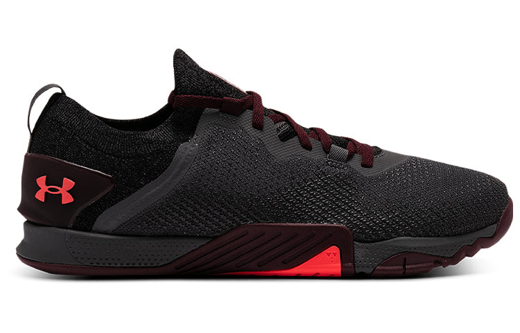 Under Armour TriBase Reign 3 'Pitch Grey Venom Red' 3023698-101