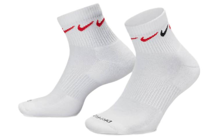 Nike Everyday Plus Cushioned Training Ankle Socks 3 Pairs 'White' DH3827-902