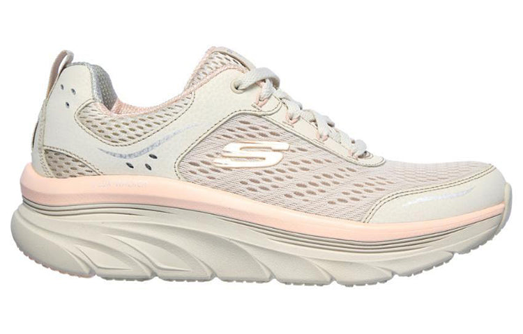 (WMNS) Skechers Relaxed Fit D'lux Walker Low Top Cream 149023-NTPK