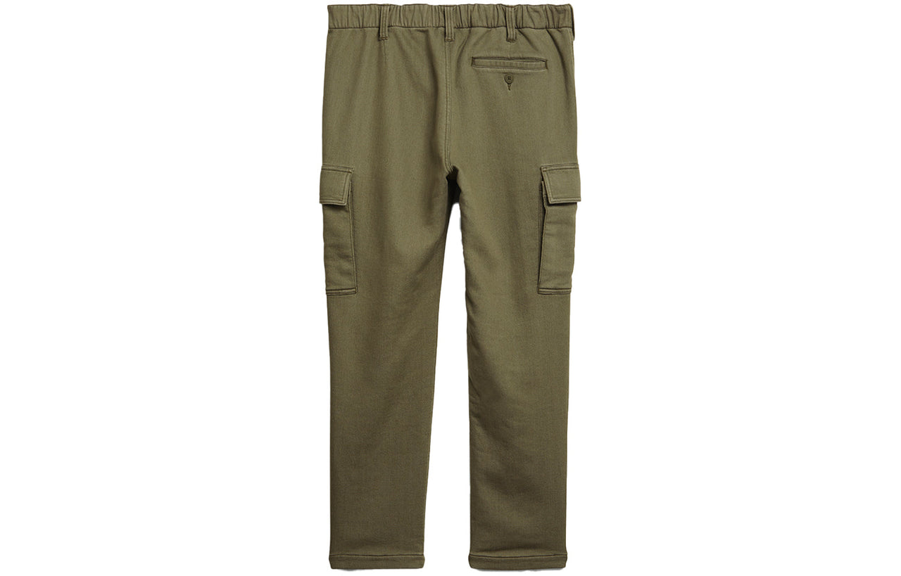 adidas originals x HUMAN MADE Crossover Embroidered Logo Multiple Pockets Sports Pants Green GM4635