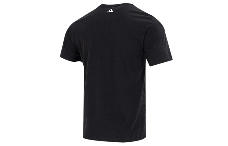 adidas Lil' Stripe Basketball Graphic Tee 'Black' IC1867