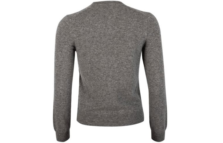 (WMNS) COMME des GARCONS PLAY Cardigan With Double Emblems 'Grey' AZ-N071-051-1