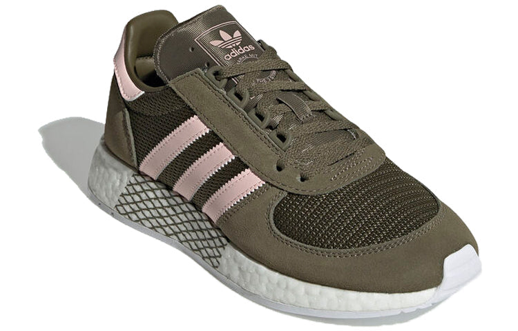 (WMNS) adidas originals Marathon Tech Shoes Brown/Green/Pink EE4952