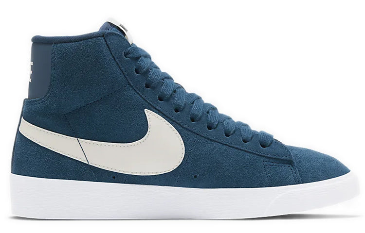 (WMNS) Nike Blazer Mid Vintage Suede 'Blue White' AV9376-403