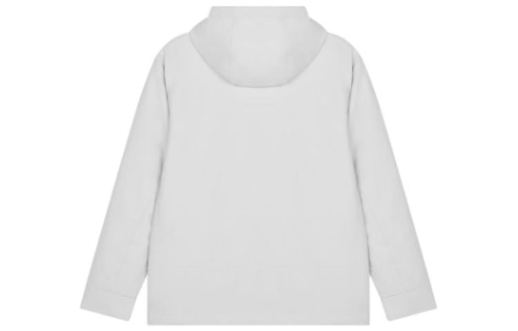 New Balance Logo Print Windproof Jacket 'White' AMJ23357-GYM