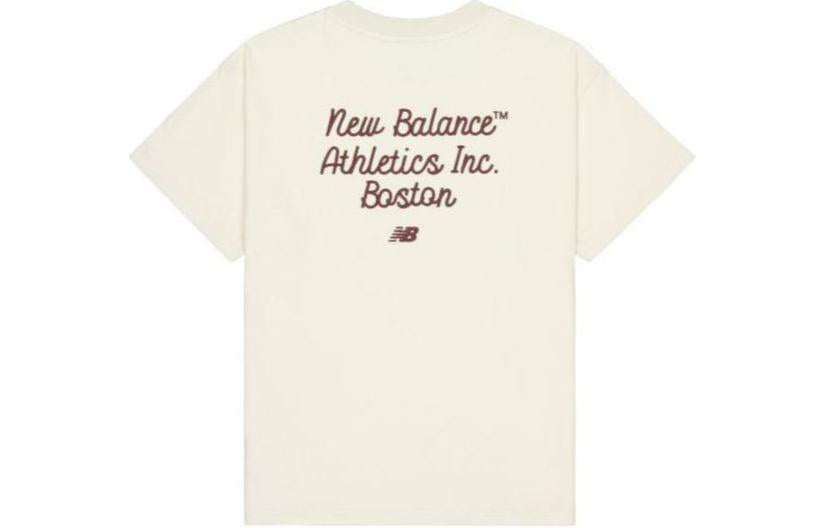 (WMNS) New Balance NBX Sportswear Greatest Hits Short Sleeve T-Shirt 'Linen' AWT41317-LIN