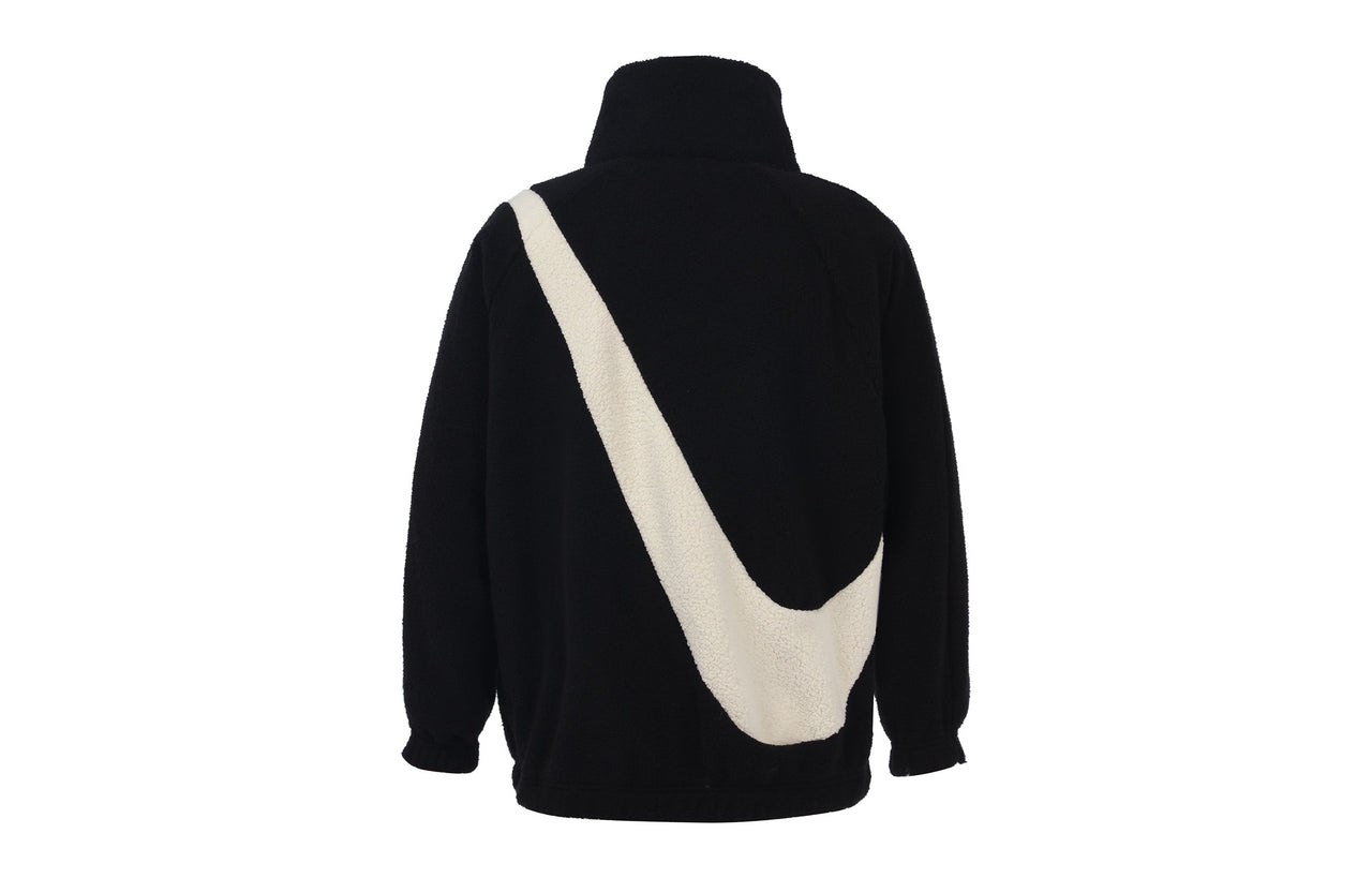 (WMNS) Nike Large Logo Casual Reversible Jacket Black DC5138-010