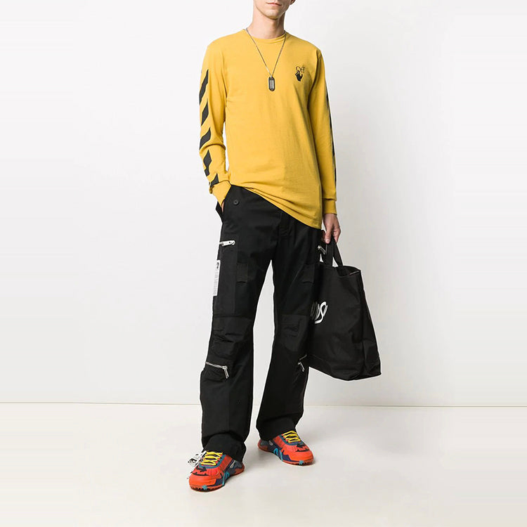 Men's Off-White Printing Yellow OMAB001F20FAB0081610