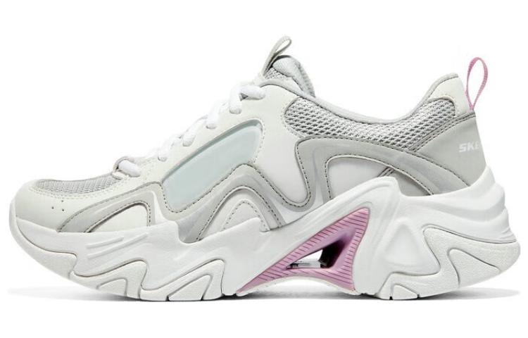 (WMNS) Skechers Stamina V3 'White Grey' 896151-WMLT