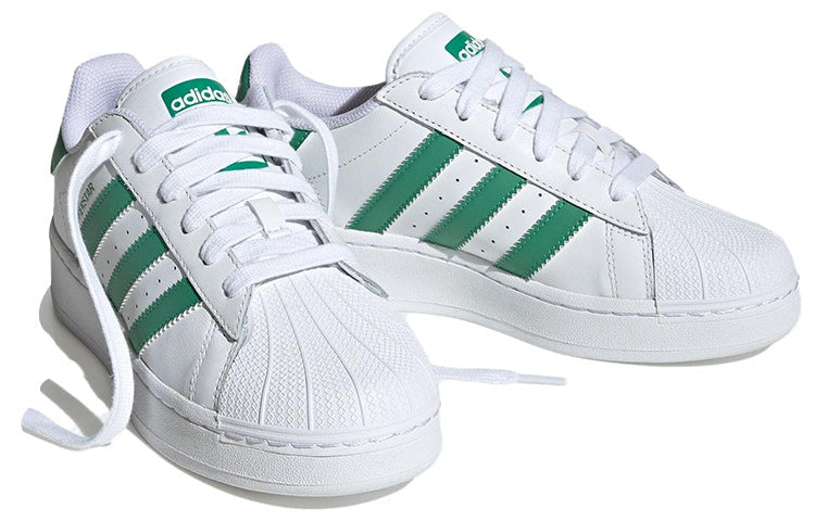 (WMNS) adidas Originals Superstar XLG Shoes 'Cloud White Semi Court Green' IF3002