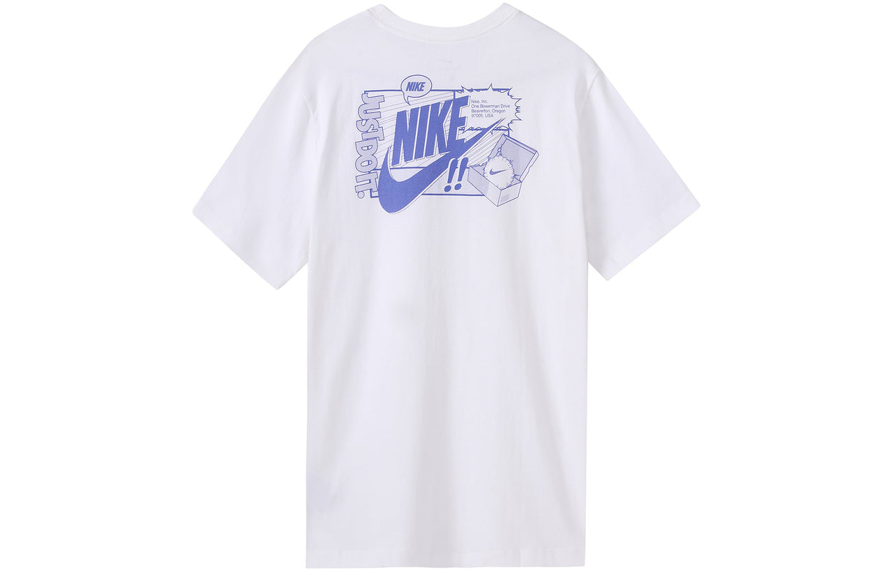 Nike AS Men's Nike Sportswear Tee Printed Short Sleeve TEE White CT6869-100