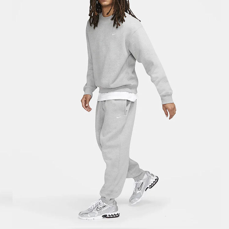 Nike Logo Embroidered Sweatpants 'Grey' CW5460-063