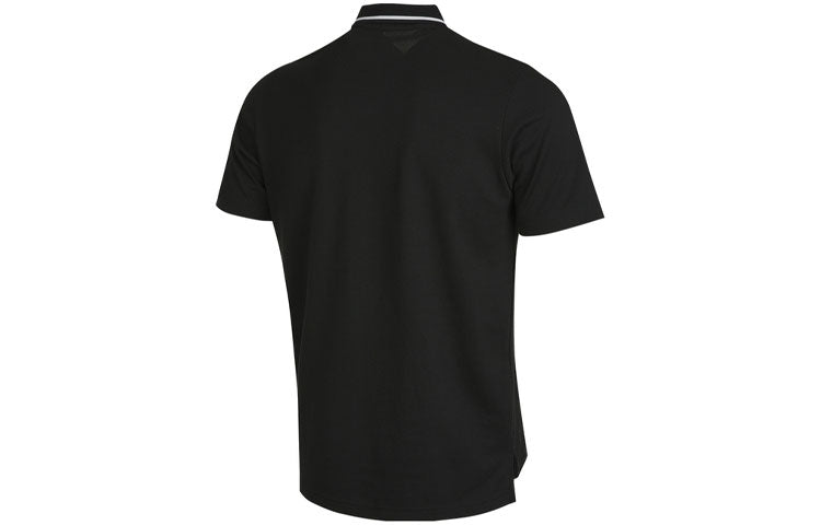 adidas M Sl Pq Ps Logo Athleisure Casual Sports Short Sleeve Polo Shirt Black GK9027