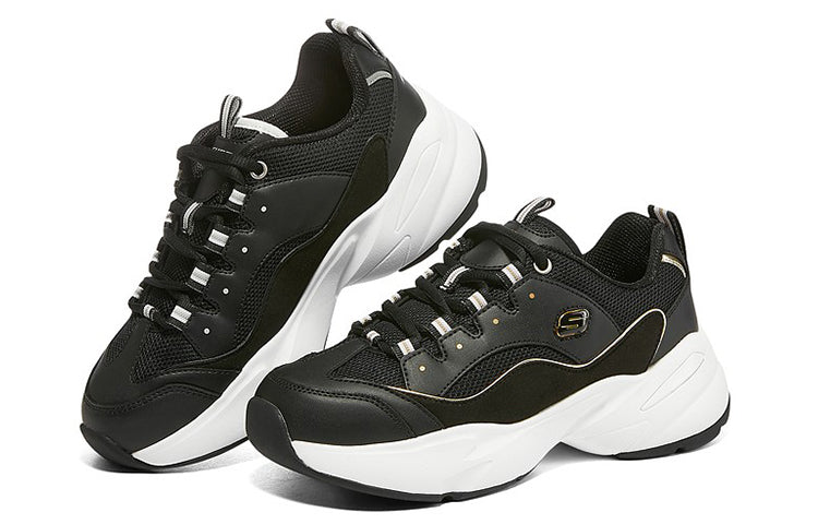 (WMNS) Skechers D'Lites 3.0 Cousin 'Black Gold' 8730056-BKGD