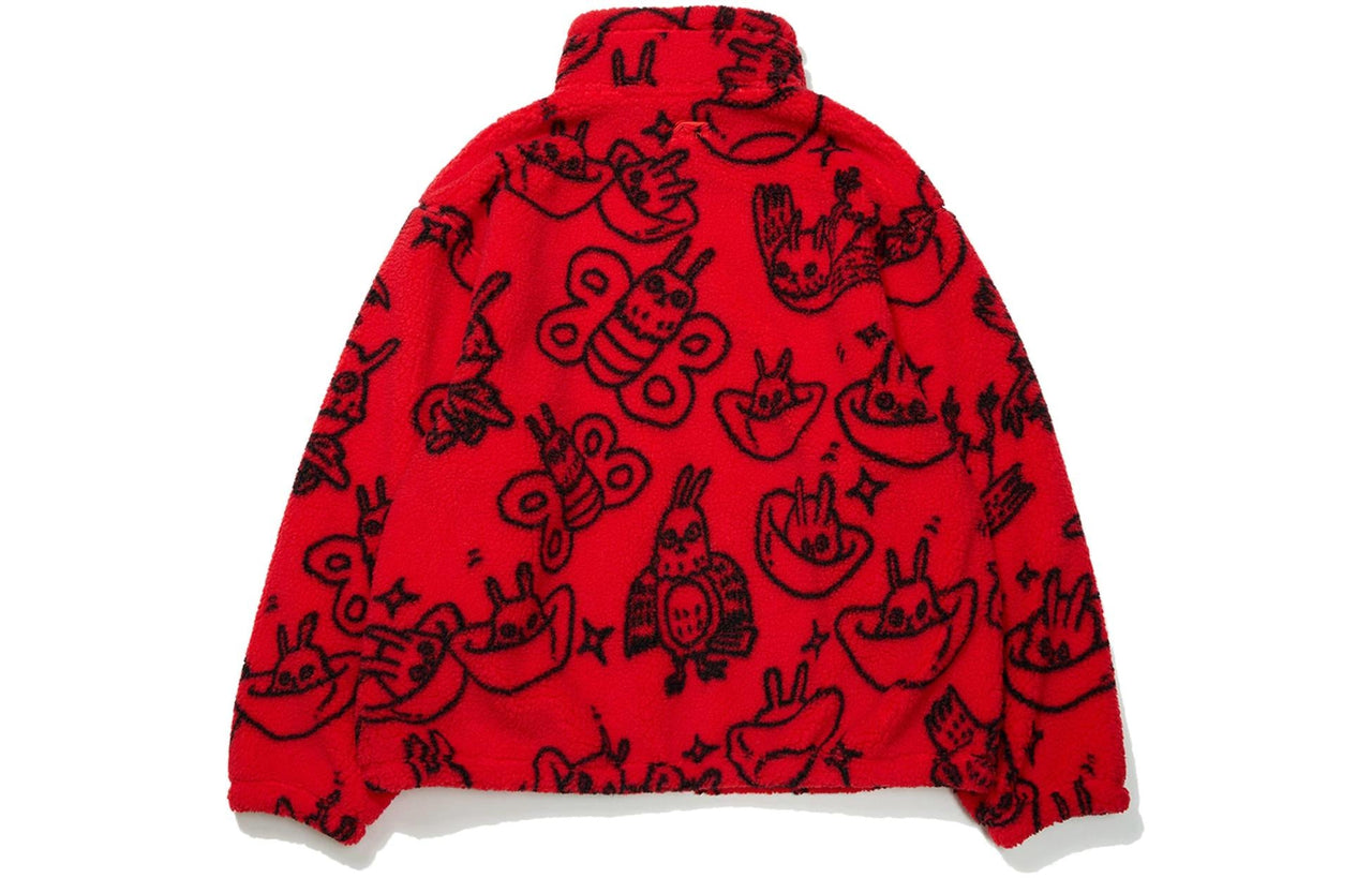 Li-Ning Rijindoujin Fleece Track Jacket 'Red' AFDT007-2