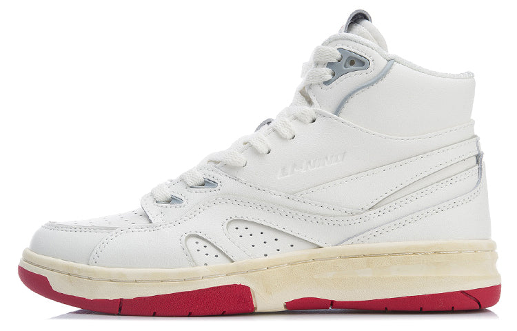 (WMNS) Li-Ning 937 Deluxe SP Hi 'White Red' AGBR026-1