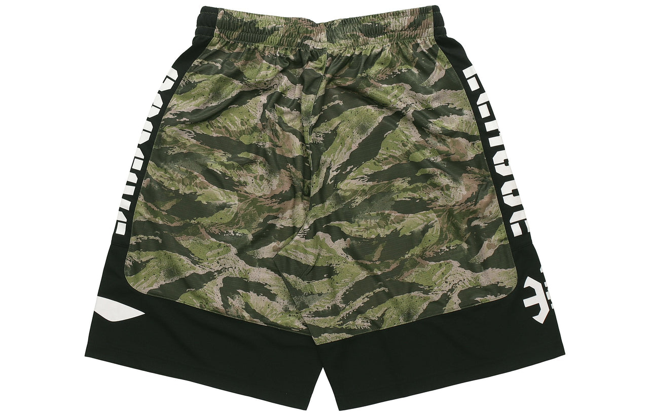 Li-Ning BadFive Basketball Shorts 'Black Green Camo' AAPN041-2