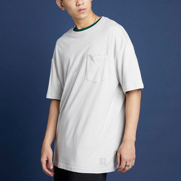 Converse Renew Oversized Crew Neck Pocket T-Shirt 'Beige' 10020016-A03