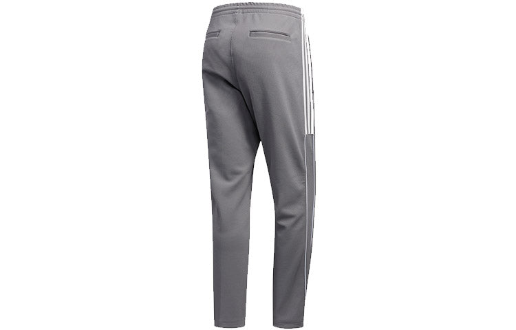 adidas 3-Stripe Collection Dobby Pant Casual Elastic Waistband Sports Long Pants Gray FL2918