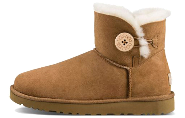 (WMNS) UGG Mini Bailey Button II Boot Fleece Lined 1016422-CHE
