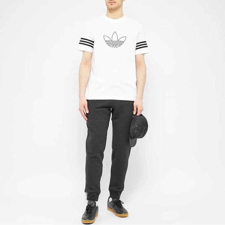 adidas originals Outline Logo Short Sleeve White FM3894