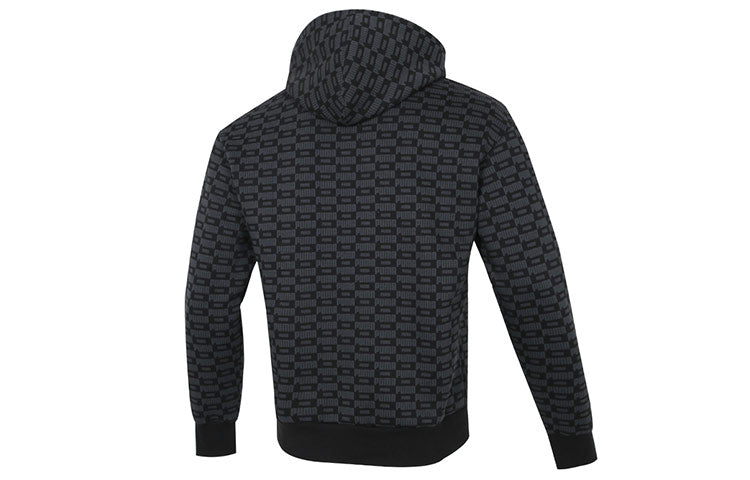 PUMA Luxe Aop Full Print Logo Knit Black 534409-01