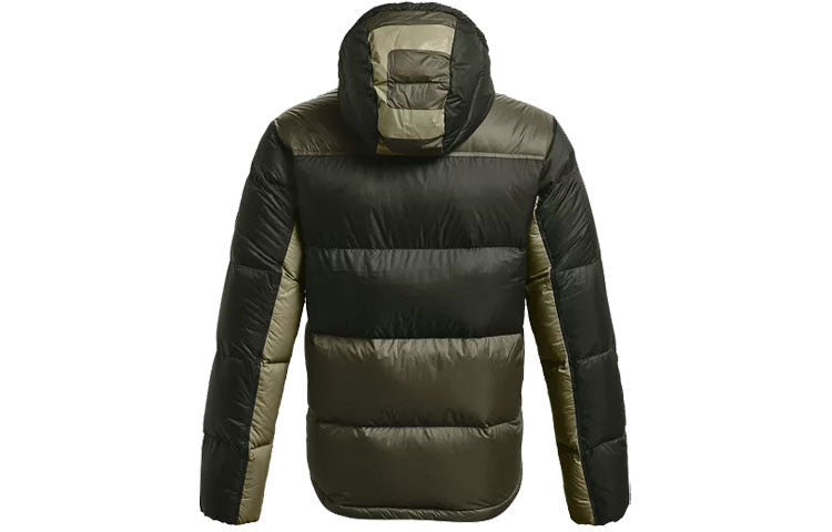 Under Armour ColdGear Infrared Down Blocked Jacket 'Black Olive' 1364895-310