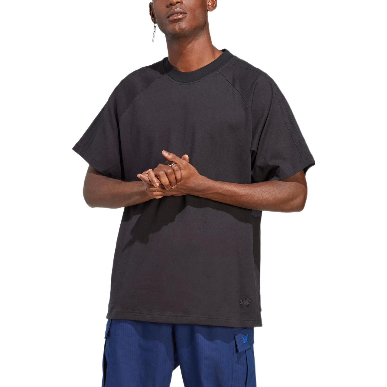 adidas Blue Version Essentials Tee 'Black ' IA2441