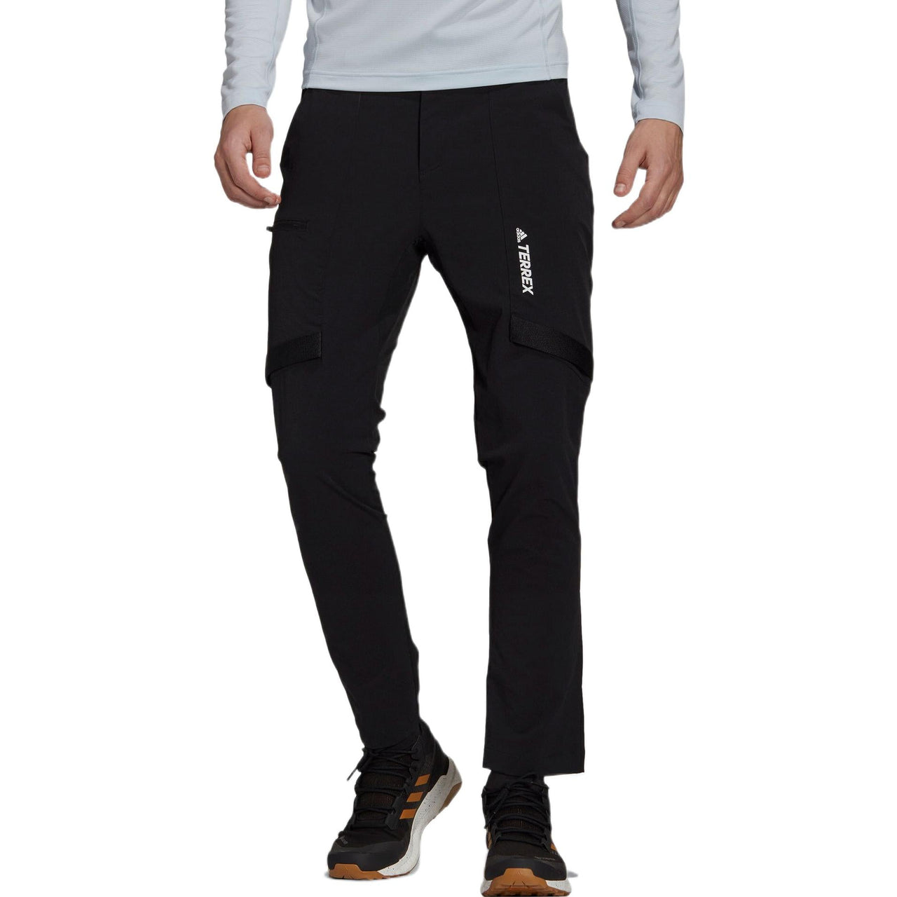 Men's adidas Solid Color Printing Straight Casual Sports Pants/Trousers/Joggers Black GI7308