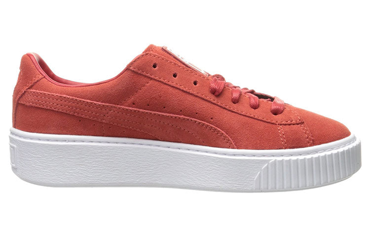 (WMNS) PUMA Suede Platform 'Barbados Cherry' 362223-03