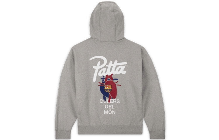 Nike FC Barcelona x Patta Solo Swoosh Hoodie 'Grey' FD4147-063
