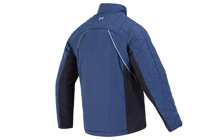 Under Armour UA ColdGear Reactor Storm Hybrid Full Zip Golf Jacket 'Blue' 1364642-408