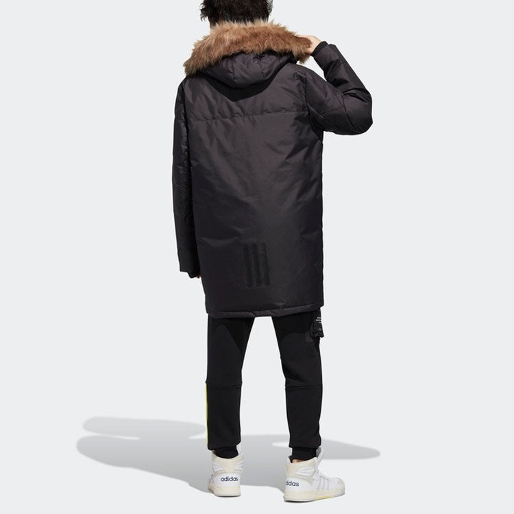 adidas neo Sports hooded down Jacket Black GJ8829