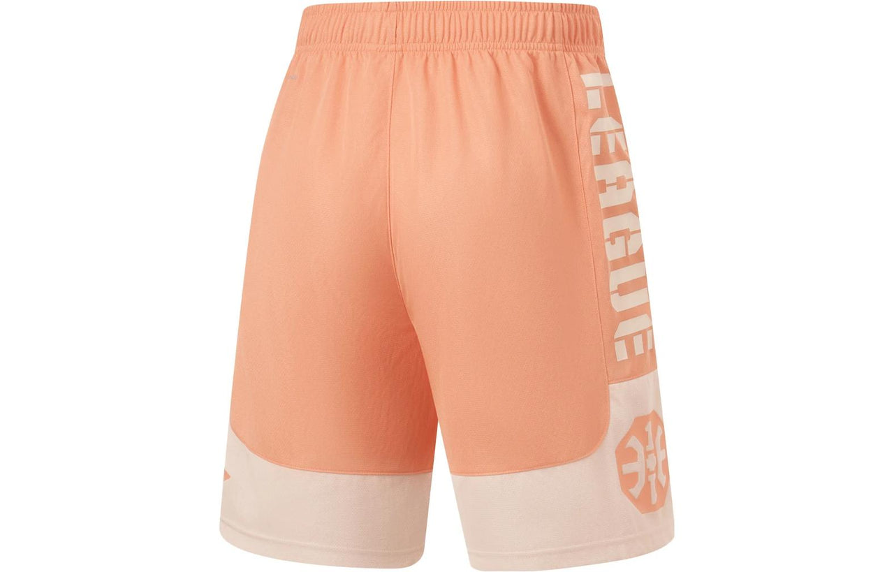 Li-Ning BadFive Logo Basketball Shorts 'Light Orange' AAPT045-6