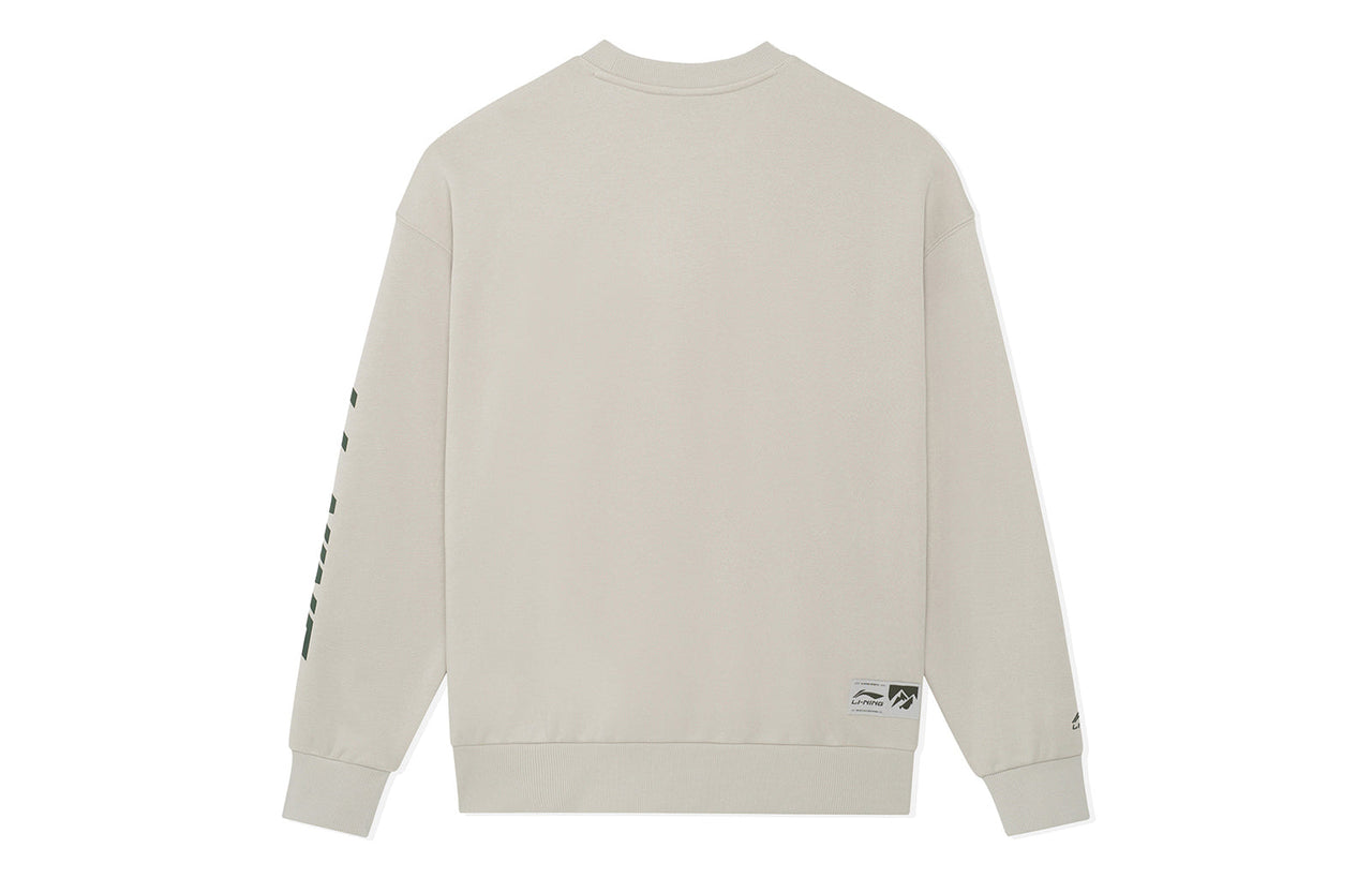Li-Ning Embroidered Logo Sweatshirt 'Grey' AWDSH91-3