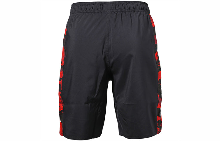 adidas Manchester United Soccer/Football Sports Training Patchwork Print Shorts Black GM8984